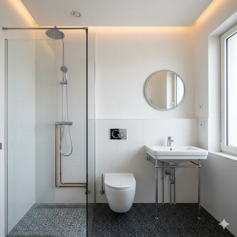 Trabalho de desentupimento em progresso