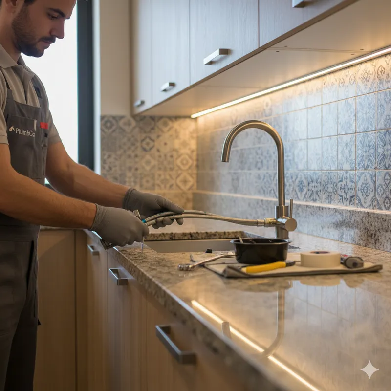 Reparação e substituição de canos